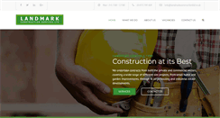 Desktop Screenshot of landmarkconstructionltd.co.uk